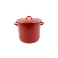  Zománcozott Fazék+Fedő 10 Literes 25cm edény