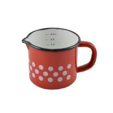  Zománcozott kiöntő 0,6 literes (14089) konyhai eszköz