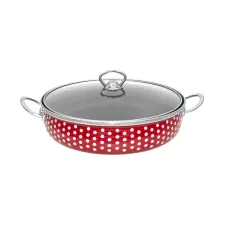  Zománcozott sekély lábas 2l 26cm 54036 edény