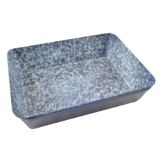  Zománcozott sütő tepsi 23X18cm beépíthető gépek kiegészítői