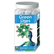 Zometool Tudományos modellező készlet - Zöld pálcák - Green Lines társasjáték