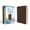 Zondervan NIV, Value Thinline Bible, Large Print, Imitation Leather, Brown – Zondervan