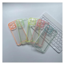 Zone Szilikon tok foszforeszkáló iPhone 13 átlátszó-rózsaszín tok és táska