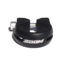 Zoom csavaros nyeregcső bilincs, 31,8 mm, fekete nyeregcső