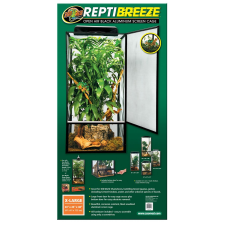  Zoomed ReptiBreeze | Fémhálós terrárium hüllők számára – 41×41×76 cm terrárium, vivárium