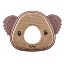 Zopa rágóka szilikon Koala rózsaszín rágóka