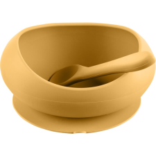 Zopa Silicone Tableware Set etetőszett Mustard Yellow 1 db babaétkészlet