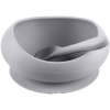 Zopa Tál emelt peremmel és tapadókoronggal Dove Grey (8595114460595)