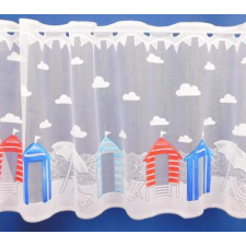 Zorlutex Fehér jaquard vitrage függöny AG-Beach Strand 45x160cm lakástextília