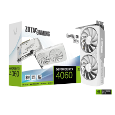 ZOTAC GAMING GeForce RTX 4060 8GB Twin Edge OC - White Edition - graphics card - GeForce RTX 4060 - 8 GB - white (ZT-D40600Q-10M) videókártya