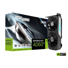 ZOTAC GAMING GeForce RTX 4060 Ti Twin Edge OC nVidia 8GB GDDR6 128bit PCIe videókártya (ZT-D40610H-10M) videókártya