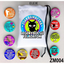  Zsákbamacska társasjáték, Legénybúcsú feladatok társasjáték