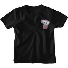  Zsebminta Baby Lány Elefánt - Gyerek Póló