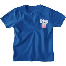  Zsebminta Baby Lány Elefánt - Gyerek Póló