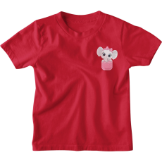  Zsebminta Baby Lány Elefánt - Gyerek Póló