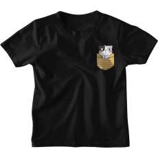  Zsebminta Kíváncsi Cica - Gyerek Póló