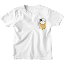  Zsebminta Kíváncsi Cica - Gyerek Póló gyerek póló