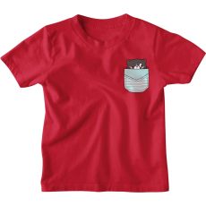  Zsebminta Leskelődő Cica - Gyerek Póló