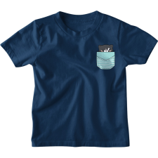  Zsebminta Leskelődő Cica - Gyerek Póló gyerek póló