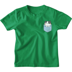  Zsebminta Ravasz Cica - Gyerek Póló