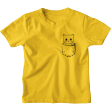  Zsebmintás Cica - Gyerek Póló gyerek póló
