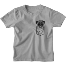  Zsebmintás Mopsz - Gyerek Póló