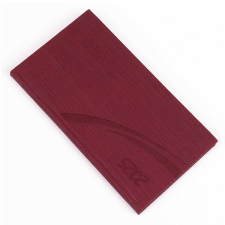  Zsebnaptár REALSYSTEM Fashion fekvő fehér lapos bordó 2025. naptár, kalendárium