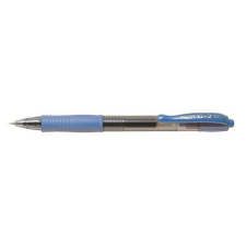 Zseléstoll, 0,32 mm, nyomógombos, PILOT "G-2", égkék toll