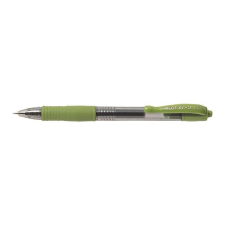 Zseléstoll, 0,32 mm, nyomógombos, PILOT "G-2", világoszöld toll