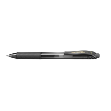  Zseléstoll, 0,35 mm, nyomógombos, PENTEL "EnerGelX BL107", fekete toll