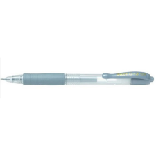 Zseléstoll 0,7mm, nyomógombos Pilot G-2, írásszín ezüst toll