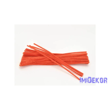  Zsenília drót 30 cm 100db/cs - Narancs dekorációs kellék