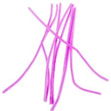  Zsenília drót lila 30cm 100db-os dekorációs kellék