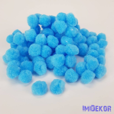  Zsenília pompon 1,5 cm 100db/cs - Kék dekorációs kellék