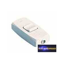  ZSINÓRKÖZI KAPCSOLÓ FEHÉR 4A 250V villanyszerelés