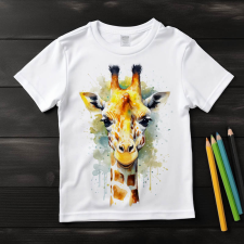  Zsiráf póló (Gyerek)(Színes) gyerek póló