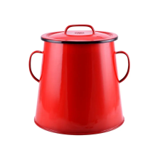  Zsírosbödön zománcozott felülettel 10L 22cm piros 54253 edény