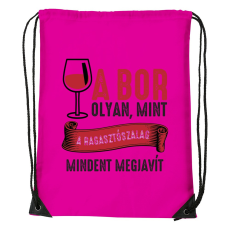 ZSONA DEKOR A bor olyan mint a ragasztószalag - Sport táska magenta