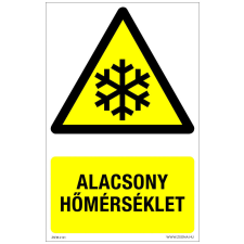 ZSONA DEKOR Alacsony hőmérséklet Öntapadós matrica 160x100 mm információs címke