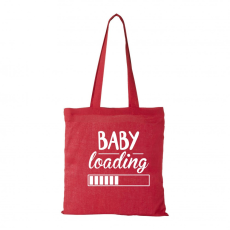 ZSONA DEKOR Baby loading - Bevásárló táska piros v1