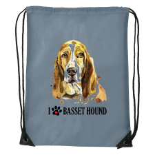 ZSONA DEKOR Basset hound - Sport táska szürke kézitáska és bőrönd