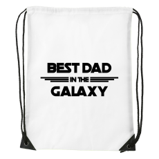 ZSONA DEKOR Best dad in the galaxy - Sport táska fehér
