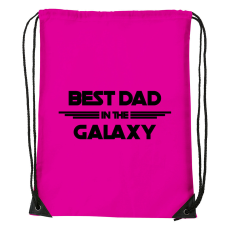 ZSONA DEKOR Best dad in the galaxy - Sport táska magenta
