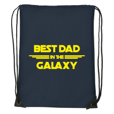 ZSONA DEKOR Best dad in the galaxy - Sport táska navy kék kézitáska és bőrönd