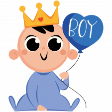 ZSONA DEKOR Boy baby - Bevásárló táska fekete kézitáska és bőrönd