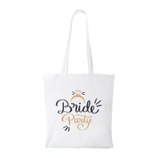 ZSONA DEKOR Bride party - Bevásárló táska fehér