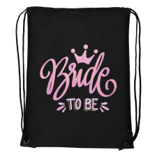 ZSONA DEKOR Bride to be - Sport táska fekete kézitáska és bőrönd