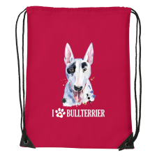 ZSONA DEKOR Bullterrier - Sport táska piros v2 kézitáska és bőrönd