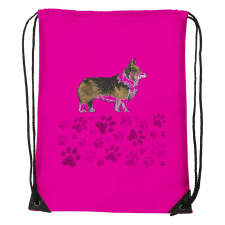 ZSONA DEKOR Corgi - Sport táska magenta kézitáska és bőrönd