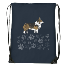 ZSONA DEKOR Corgi - Sport táska navy kék v1